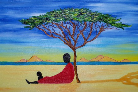 COLECCION AFRICA: A la sombra del baobab